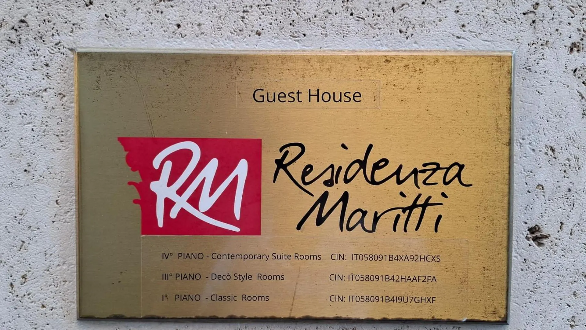 Residenza Maritti Contemporarysuite - Guesthouse Roma 2*,